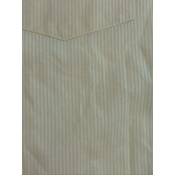 Croft & Barrow men’s XXL yellow striped short sleeve button down - Picture 5 of 5